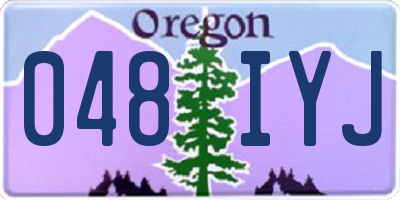 OR license plate 048IYJ