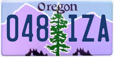 OR license plate 048IZA