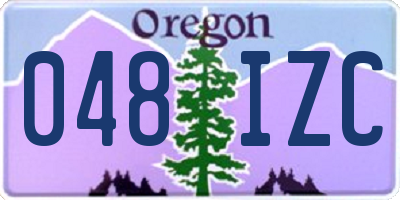 OR license plate 048IZC