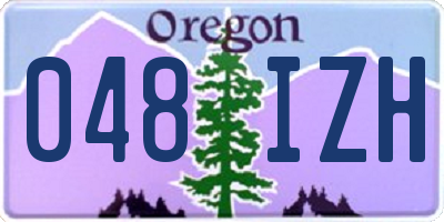 OR license plate 048IZH