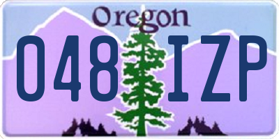 OR license plate 048IZP