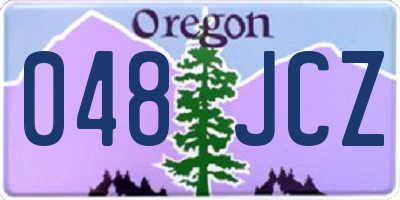 OR license plate 048JCZ