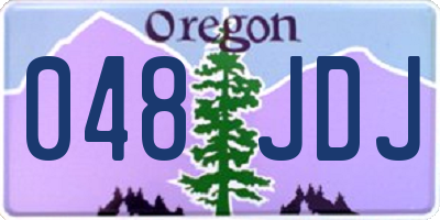 OR license plate 048JDJ