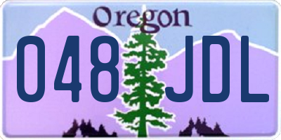 OR license plate 048JDL