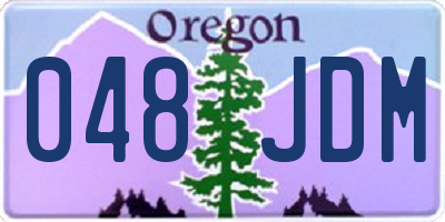 OR license plate 048JDM