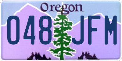 OR license plate 048JFM