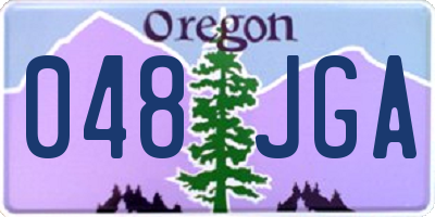 OR license plate 048JGA