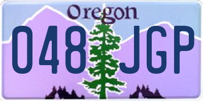 OR license plate 048JGP