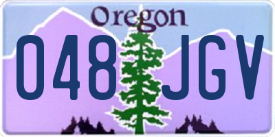 OR license plate 048JGV