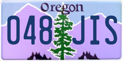 OR license plate 048JIS