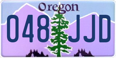 OR license plate 048JJD