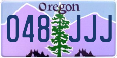 OR license plate 048JJJ