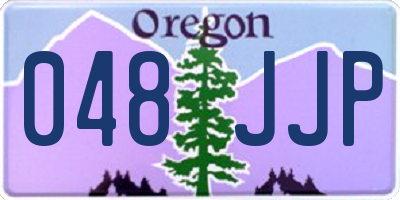 OR license plate 048JJP