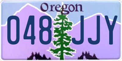 OR license plate 048JJY