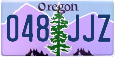 OR license plate 048JJZ
