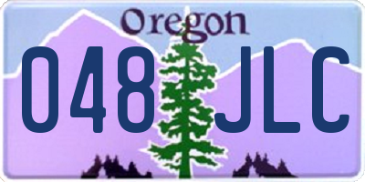 OR license plate 048JLC