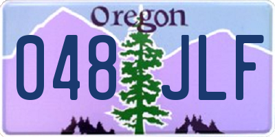 OR license plate 048JLF