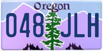 OR license plate 048JLH