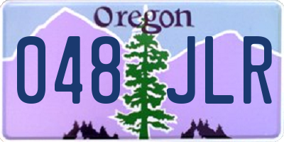 OR license plate 048JLR