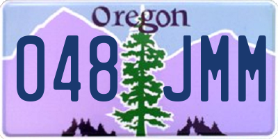 OR license plate 048JMM