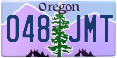 OR license plate 048JMT