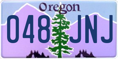 OR license plate 048JNJ