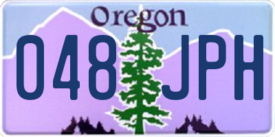 OR license plate 048JPH