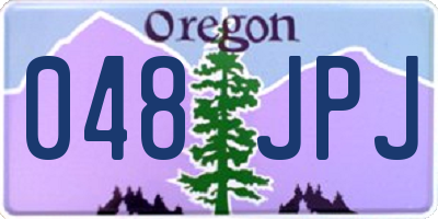 OR license plate 048JPJ