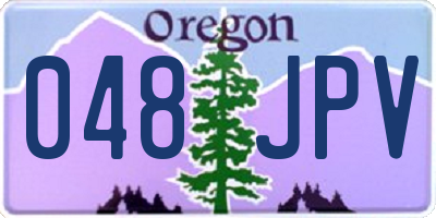 OR license plate 048JPV