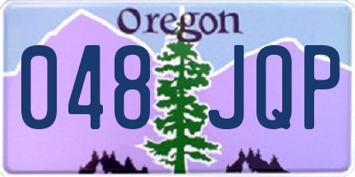 OR license plate 048JQP