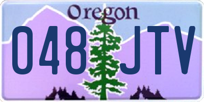 OR license plate 048JTV