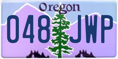 OR license plate 048JWP