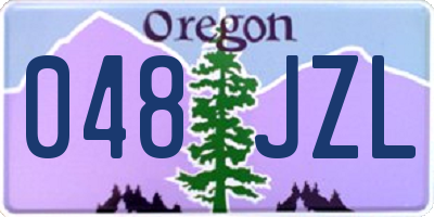 OR license plate 048JZL