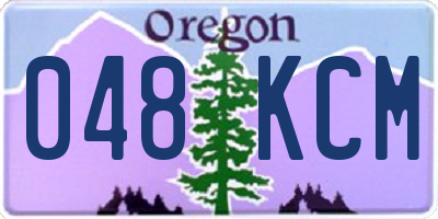 OR license plate 048KCM