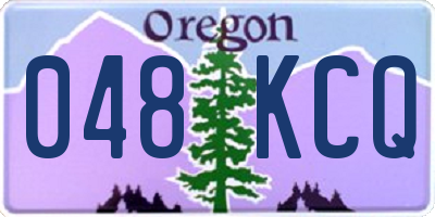 OR license plate 048KCQ