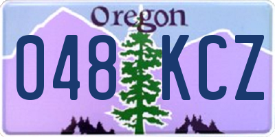 OR license plate 048KCZ