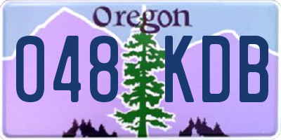 OR license plate 048KDB