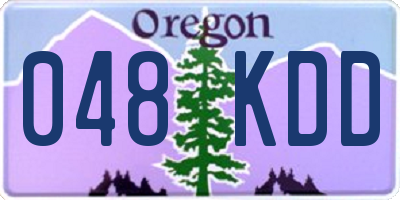 OR license plate 048KDD