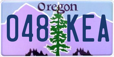 OR license plate 048KEA