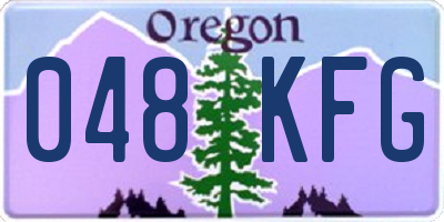 OR license plate 048KFG