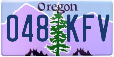 OR license plate 048KFV