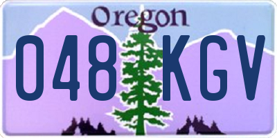 OR license plate 048KGV