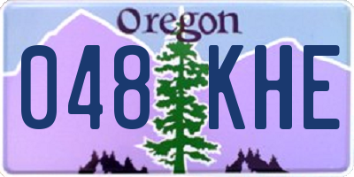 OR license plate 048KHE