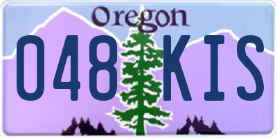 OR license plate 048KIS