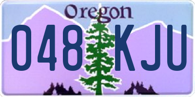 OR license plate 048KJU