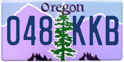 OR license plate 048KKB
