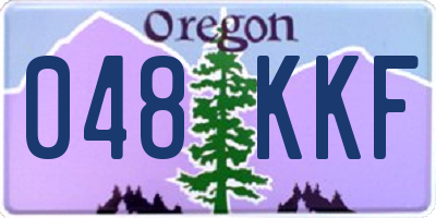 OR license plate 048KKF