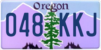 OR license plate 048KKJ