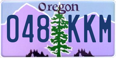 OR license plate 048KKM