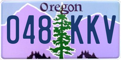 OR license plate 048KKV